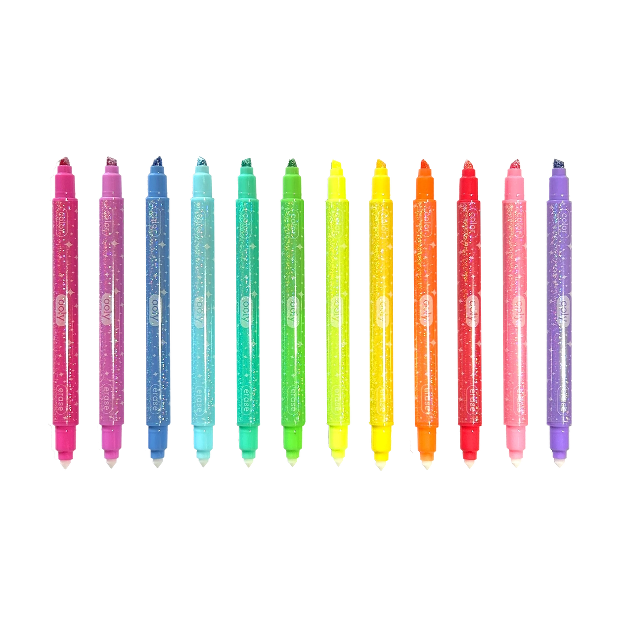 Make No Mistake! Glittery Erasable Markers (Set of 12)