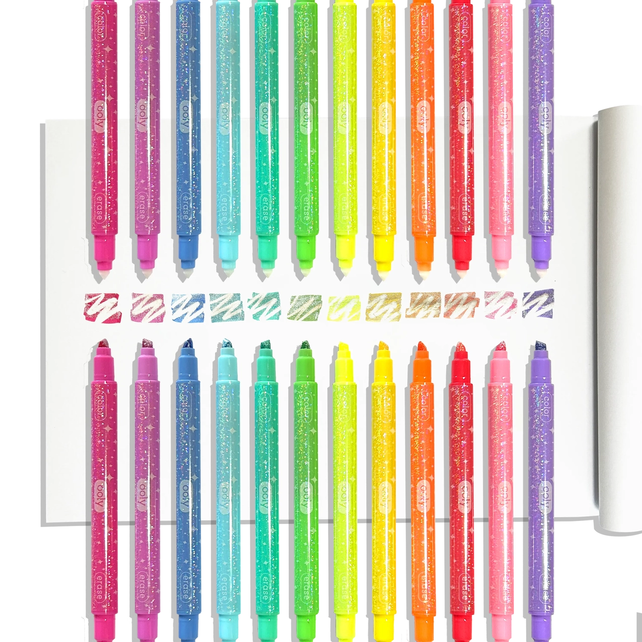 Make No Mistake! Glittery Erasable Markers (Set of 12)