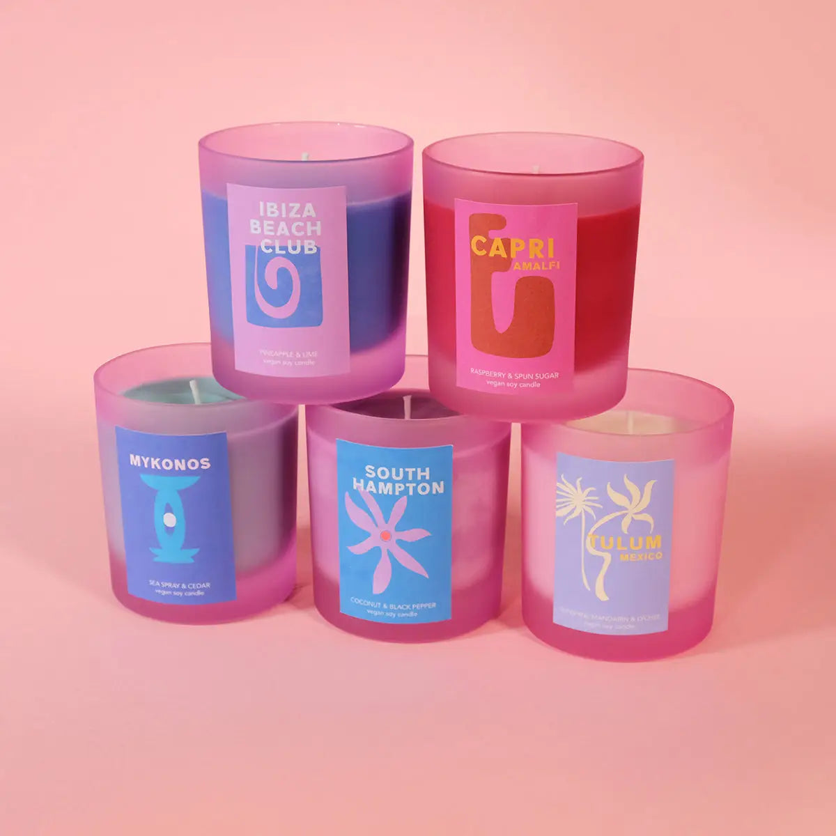 Pineapple & Lime Ibiza Beach Club Vacay Candle