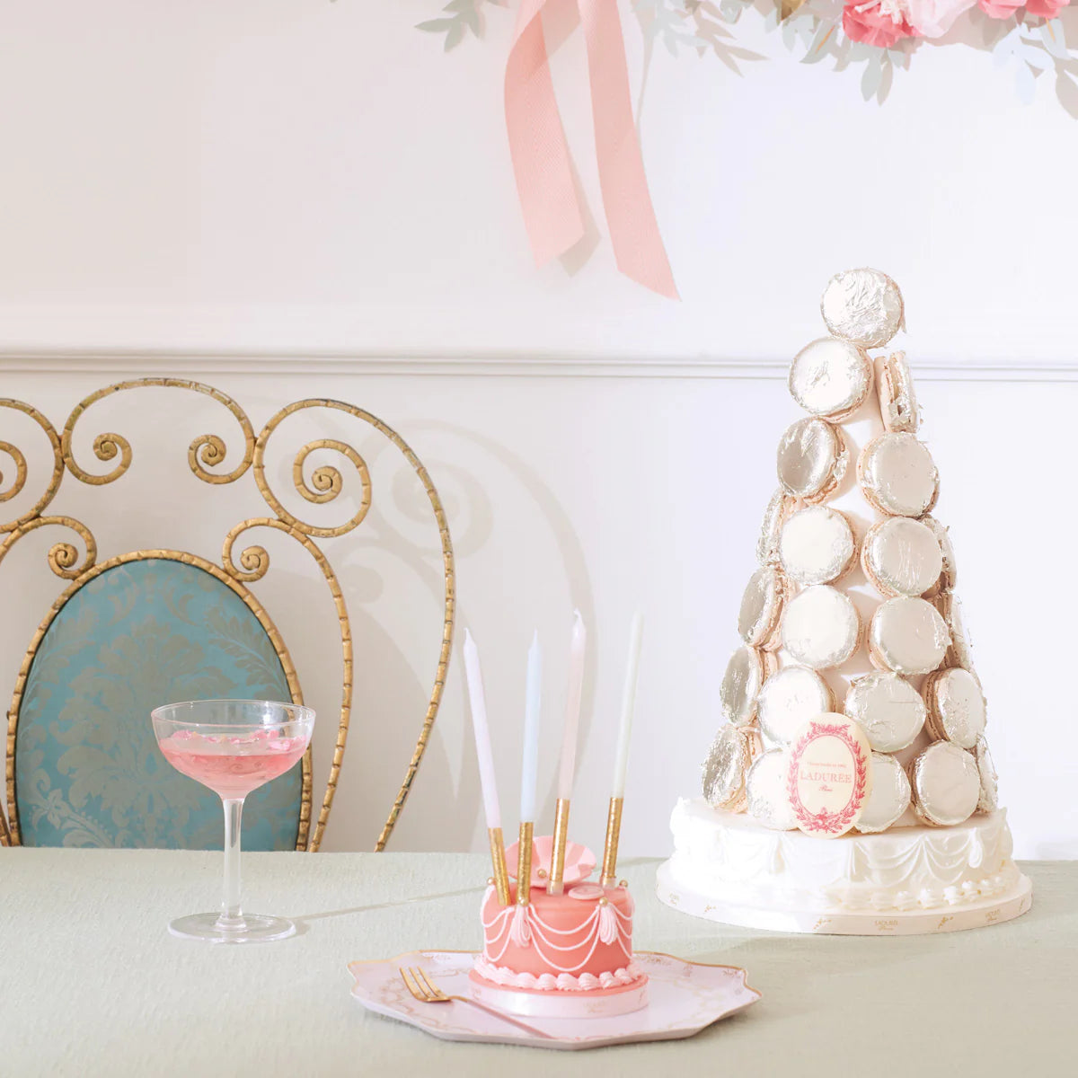 Ladureé Paris Gold Dipped Candles