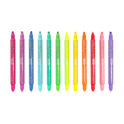 Make No Mistake! Glittery Erasable Markers (Set of 12)