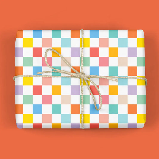Pliego de Papel - Cuadros Arcoiris