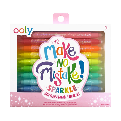 Make No Mistake! Glittery Erasable Markers (Set of 12)