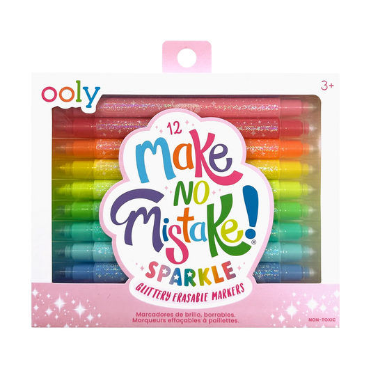 Make No Mistake! Glittery Erasable Markers (Set of 12)