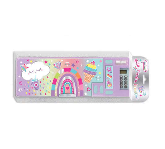 Multi Function Pencil Case - Rainbow