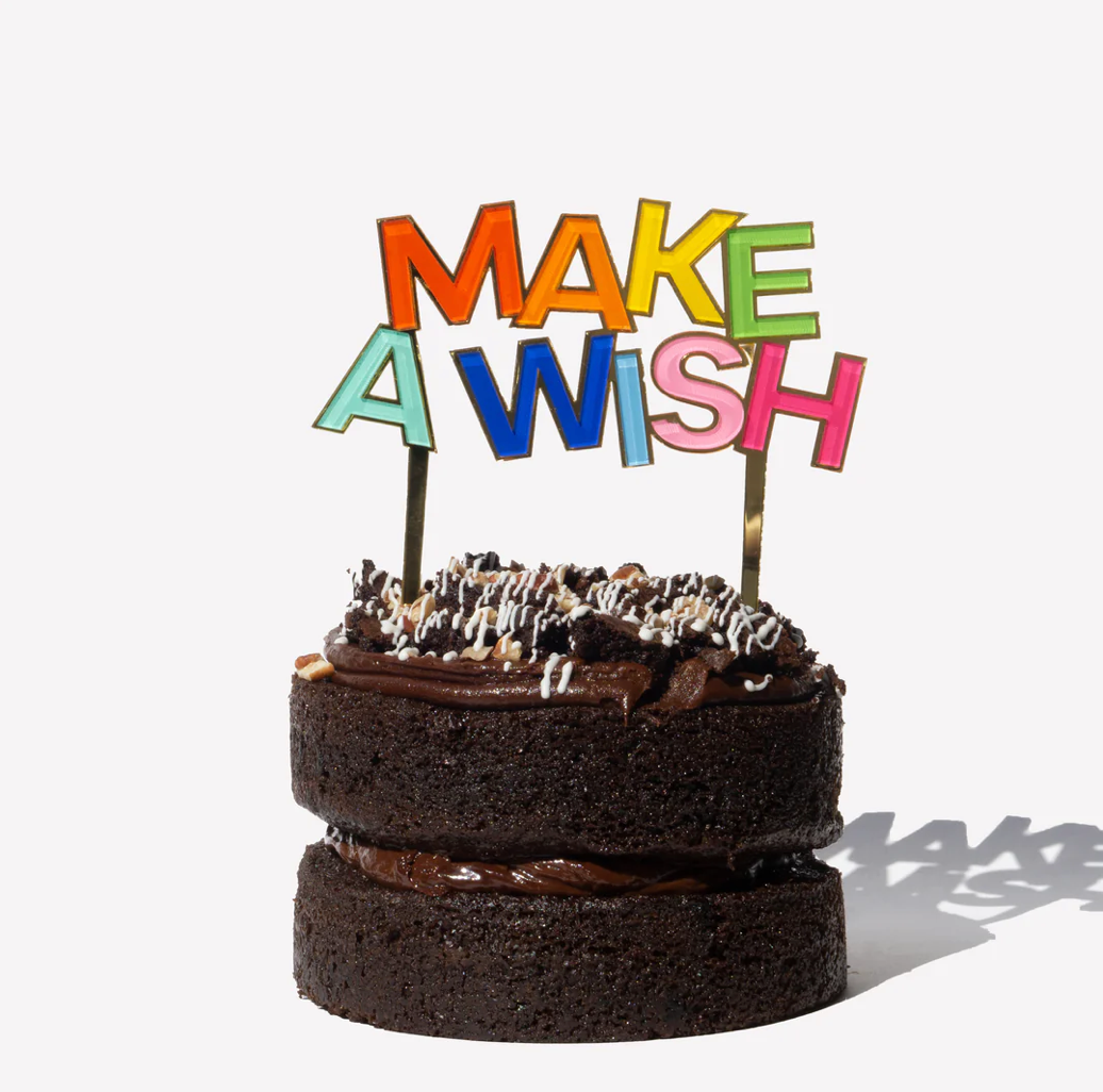 ¨Make a Wish¨ Cake Topper