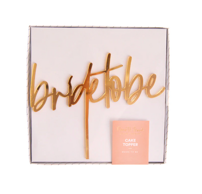 ¨Bride to be¨ Cake Topper