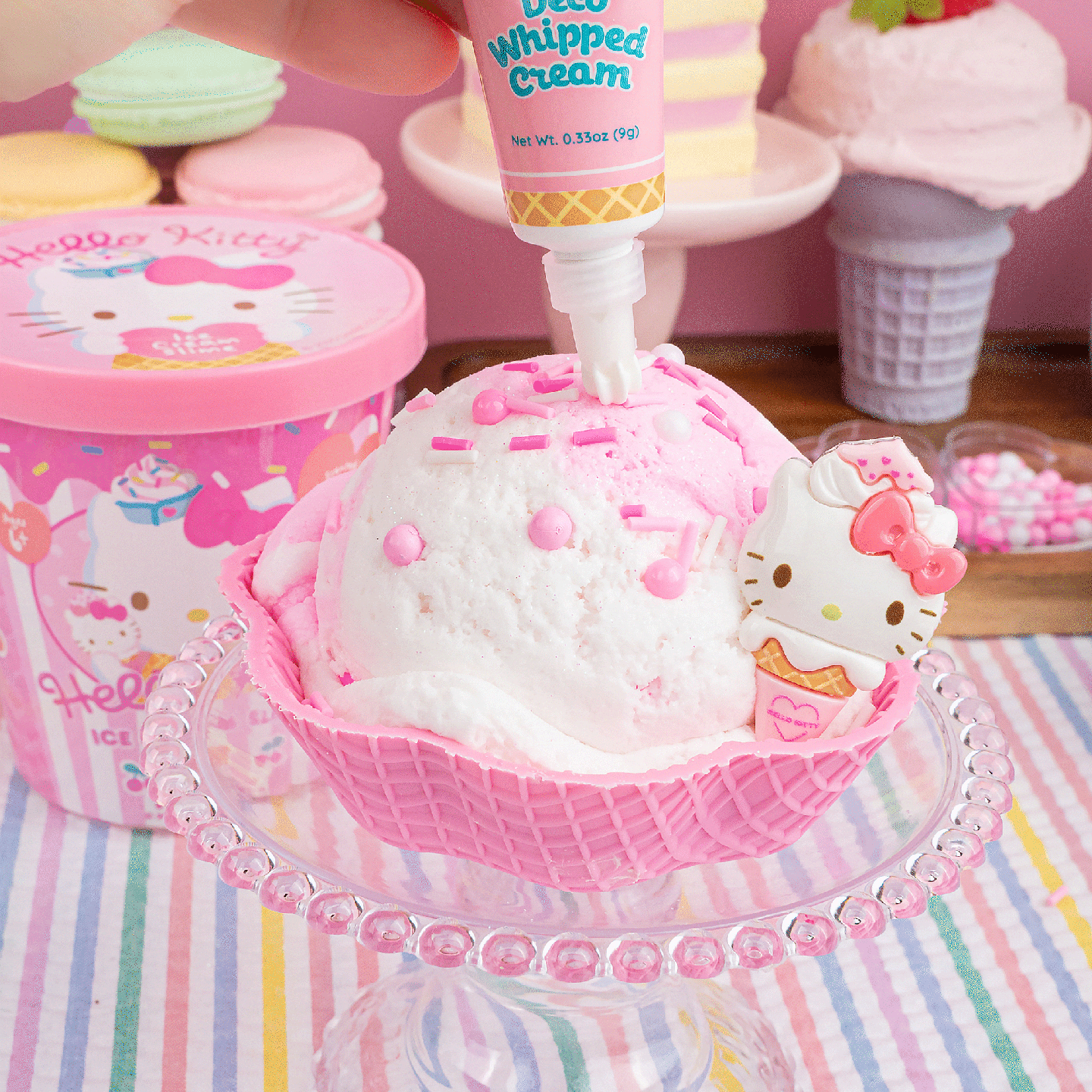 Ice Cream Slime Kit - Hello Kitty