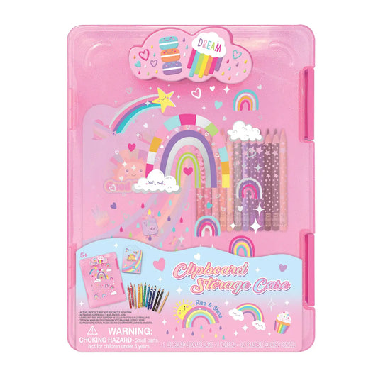 Clipboard Storage Case, Rainbow